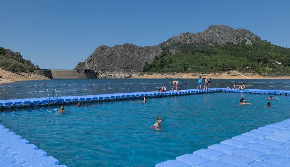 Praia Fluvial de Santa Luzia, Portugal